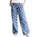 European And American Style Trendy Checkered Print Jeans Wo, 2025 Autumn New High-waisted Loose Wide-leg Pants For_mkmklike.com