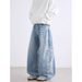 Men's Clothing Men's Straight Leg Loose Wide Leg Jeans Letter Print High Street Fashion Spring Autumn Trendy Versatile Cool Stylish Long Pants_mkmklike.com