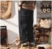 Men's Jeans Raw Color Loose Fit Straight Leg Classic Casual Long Pants For Autumn_mkmklike.com