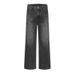 Men's Clothing Retro Distressed Washed Gradient Jeans Classic Straight Leg Trendy Loose Unisex Long Trousers_mkmklike.com