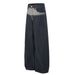 Men's Wide Leg Slightly Curved Jeans High Street Style High End Color Block Patchwork Raw Denim Design For Men And Women_mkmklike.com