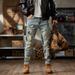 Streetwear Biker Jeans – High-Fashion Splatter Paint Denim Pants (Slim Straight, Low-Rise, Sizes 28-38)_mkmklike.com
