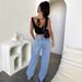 Women's Clothing Explosion Low Waist Jeans Fashion Retro Straight Pants Loose Denim Pants Women_mkmklike.com