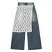 Vibe Trendy Brand Design Sense Denim Straight Long Unisex Hot Drilled Five-Pointed Star Niche Loose Wide-Leg Pants_mkmklike.com