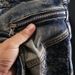 Men's Slim Fit Motorcycle Jeans With Retro Embroidery - Vintage Blue Stretch Comfort For Autumn Riding_mkmklike.com