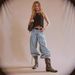 Women's Mid-Rise Non-Stretch Tapered Loose Retro Denim Jeans European American Cross Border Trade Source_mkmklike.com