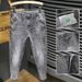 High End Slim Straight Leg Men's Jeans Stretchy Trendy Smoky Gray Printed Trousers For Spring Autumn Versatile Washed Look_mkmklike.com