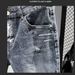 Blue Treny Personalize Zipper Splicing Slim Fit Rippe Enim Shorts For Men's Youth Summer New Five Quarter Pants_mkmklike.com