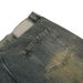 Heavy-duty Jeans For Men Punk Deconstructed Patchwork Design Washed Ripple Straight-leg Trousers Trendy_mkmklike.com