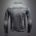 Men's Clothing Retro Slim Fit Denim Jacket For Men, Vintage Streetwear Biker Coat, Workwear Casual Jacket With Side Pockets (M-4XL)_mkmklike.com