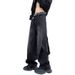 Internet Celebrity's Same American Style High Street Vibe Heavy-Duty Old Jeans With Men's Patchwork Design Straight Wide_mkmklike.com
