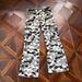 Men's Camo Print Flared Jeans - Vintage High Street Style Straight Leg Denim Pants For Casual Wear_mkmklike.com