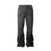 Men's Summer Thin American High Street Vibe Washed Holes Trendy Brand Loose Straight Casual Trousers_mkmklike.com