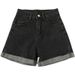 Women's Loose Wide Leg Pants Denim Shorts Style Spring Summer NewClothing_mkmklike.com