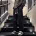 Men's Retro Straight Leg Jeans Loose Fit Solid Color Mid Waist Casual Trousers Autumn Winter High Street Versatile Long Pants_mkmklike.com