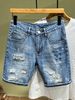 Men's Stylish Distressed Denim Shorts - Stretch-Free Cotton Mid-Length Casual Streetwear For Youth_mkmklike.com