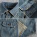 Men's Clothing Sleeve Patch Stitching Heavy Washed Distressed Retro Denim Shirt Loose Stiff Trendy Youth Shirt_mkmklike.com