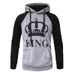 Men's Clothing autumn and winter new hooded pullover color matching couple sweatshirt_mkmklike.com