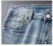 Men's Clothing American Retro Classic Color Casual Loose Straight Light Denim Shorts Summer Trend_mkmklike.com