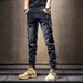 Jeans Spring Autumn 2025 New Trendy Brand Versatile Slim Fit Small Footed Men's Casual Straight Leg Pants With Slight_mkmklike.com