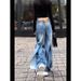 American Retro Two-way Straight-leg Jeans Women, New Trendy High-waisted Loose Slimming Wide-leg Pants For Fashionable_mkmklike.com