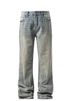Men's Clothing Men's White Base Bootcut Jeans - Lightning Wash & Embroidery Denim (Artisan Edition)_mkmklike.com