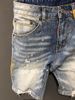 Vintage Washed Distressed Denim Shorts | Men's Stretch Retro 5-Inch Inseam With Artful Rips | Grunge Streetwear (Breathable & Sun-Faded For Summer)_mkmklike.com