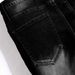 High Street Slim Fit Men's Jeans Ripped Black Trendy Stretch Straight Leg Pants Exclusive_mkmklike.com