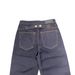 Men's Classic Selvedge Denim Jeans - Dark Blue Retro Loose Fit Straight Leg Casual Pants For Everyday Wear_mkmklike.com