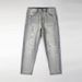 Men's Slim Fit Straight Leg Denim Jeans Yellowish Brown Ripped Distressed High Street Style Retro Trendy Trousers_mkmklike.com