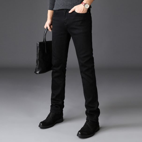 Men's Premium Straight Fit Jeans - Relaxed Comfort Stretch Denim Pants For All Seasons (Smoke Grey, Multiple Sizes)_mkmklike.com