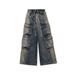 Owen Seak Men Cargo Jeans Casual Loose Gothic Men's Sweatpants Autumn Black Long Pants Size XL_mkmklike.com