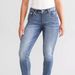 Women's Slim Fit Embroidered Jeans - Stretch Denim Pants With Floral Stitching (Blue, Sizes S-Xxl) Breathable Cotton Blend_mkmklike.com