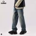 Men’s Vintage Washed Baggy Jeans – Streetwear High-Waisted Loose Fit Denim Pants (28-40)_mkmklike.com