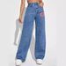 Women's Clothing Jeans Women's High Waist Slim Straight Denim Trousers_mkmklike.com