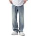 Men's Clothing Men's Summer Loose Large Size Straight Pants Lightweight Casual Pants_mkmklike.com