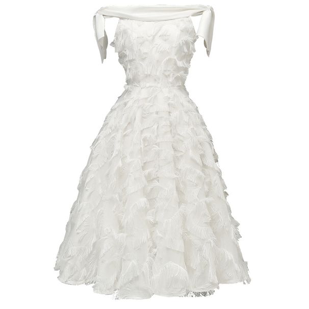 Women's Slim Fit Lace Dress Temperament Versatile Trendy Small Tassel Large Swing Skirt_mkmklike.com