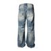 2026 High Quality Fashion European-USA Jeans Youth/Men Cotton Mid Waist Lightning-Induced Cracking Straight Type Cowboy Pants_mkmklike.com