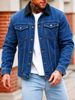 Men's Casual Denim Jacket Handsome Trendy American Youth Style Spring Autumn Versatile Top_mkmklike.com