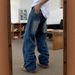 Men's Clothing American Street Retro Niche Simple Vintage-Inspired Relaxed Fit Men's Flared Jeans – Distressed Washed Denim With Retro Street Style_mkmklike.com