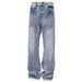 Retro Dirty Fit Jeans – Distressed Lightning Wash Bootcut Denim Pants With Flared Hem (S/M/L/Xl) Fashion Trends_mkmklike.com