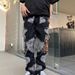 American Ins Washed Men's And Women's Loose Design Jeans, Ripped High Street Pants,_mkmklike.com