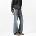 Men's Washed Retro Denim Jeans Straight Leg Loose Fit Wide Leg American High Street Style Trendy And Cool Long Pants Flared Vibe_mkmklike.com