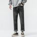 High Elasticity Jeans Men's Small Feet Loose Retro Washed Trendy Brand Harlan Pants Large Size Middle Waist Youth Control Price 108 Meters Can_mkmklike.com