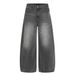 Punk Wasteland Denim Scimitar Men's Long Trendy Distressed Washed Wide-Leg Loose Banana Pants_mkmklike.com