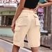 Women's Clothing Summer New Elastic Waist Denim Workwear Shorts Trend_mkmklike.com