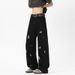 American-style Puppy Embroidery Washed Jeans For Men, New Trendy Brand, Loose Fit, Plus Size, Slimming Straight-leg_mkmklike.com