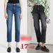High-Waisted Straight-Leg Jeans For Women - 17oz Fleece-Lined Winter Denim Pants (Cropped, Stretch, Streetwear Style)_mkmklike.com