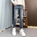 Unisex Relaxed-Fit Straight-Leg Jeans – Japanese-Inspired Minimalist Denim For Casual & Streetwear Outfits_mkmklike.com