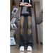 Retro Distressed Jeans For Men – Vintage-Inspired High Street Flare With Lightning Wash & Relaxed Fit_mkmklike.com